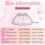 LACOFIA Girl's Tutu Skirt Toddler Ruffle Layered Tulle Skirt Princess Tutu Pettiskirt Party Dance Bubble Mini Skirt (0-10 Years) - Image 4