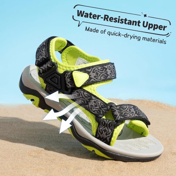 DREAM PAIRS Boys Girls Sandals Sports Outdoor Athletic Sandals for Kid Adjustable Strap Open Toe Summer Sneakers - Image 3
