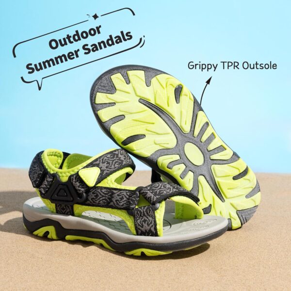 DREAM PAIRS Boys Girls Sandals Sports Outdoor Athletic Sandals for Kid Adjustable Strap Open Toe Summer Sneakers - Image 4