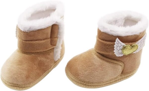Boys Shoes Size 1 Toddler Boys Booties Girls Snow Warming Shoes Baby Soft Boots Infant Baby Shoes Baby Rain Boots 12to18 Months - Image 4