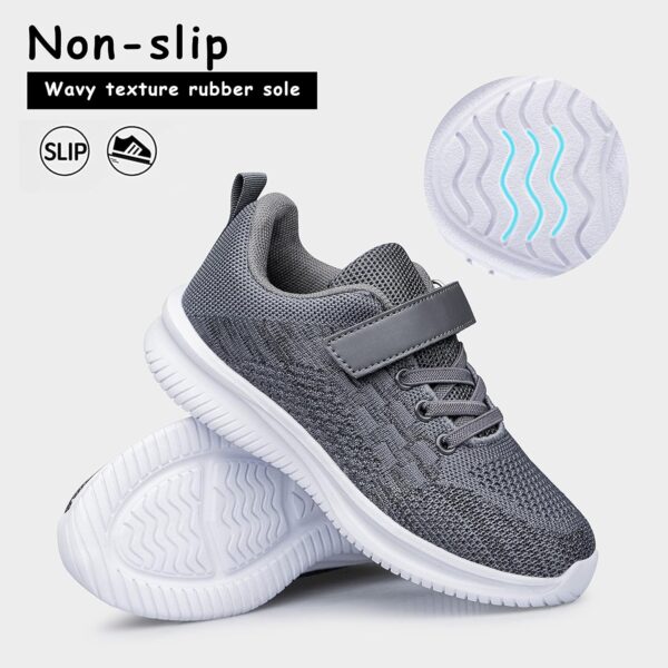 Boys Girls Trainers Kids Shoes Unisex Lightweight Breathable Athletic Running Tennis Fitness Sneakers for Toddler/Little Kid/Big Kid - Image 3