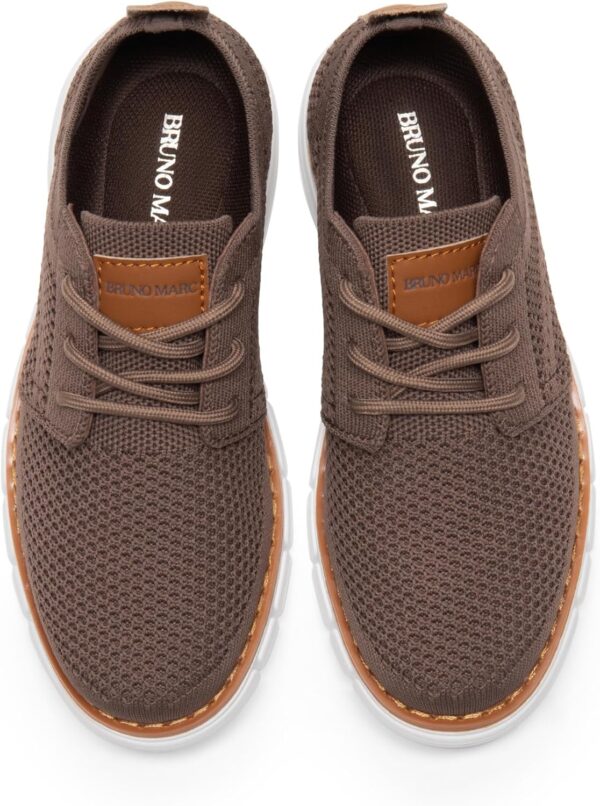 Bruno Marc Boys' Lightweight Mesh Sneakers Fashion Lace-Up Casual/Business Oxford Comfortable School Shoe for Kids - Image 3