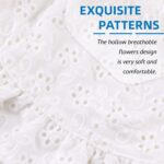 XIAOHAWANG Baby Girl Sun Hat Embroidered Flowers Toddler Bucket Hats Summer Cap for Infant Girls - Image 3