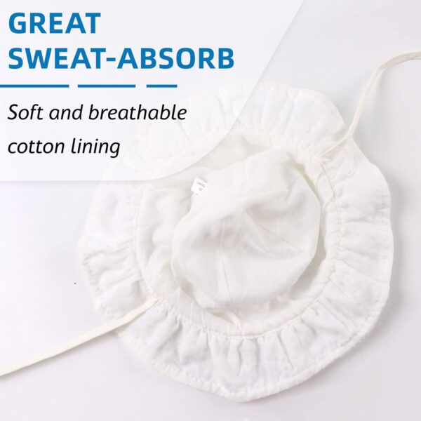 XIAOHAWANG Baby Girl Sun Hat Embroidered Flowers Toddler Bucket Hats Summer Cap for Infant Girls - Image 4