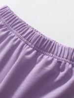 TCWWBB Toddler Girls Summer Short Outfits Clothes Set Kids Unicorn Bunny Animal Print Short Sleeve Cotton T-Shirt Dresses Tops and Shorts 2 Piece Crewneck Sleeveless Clothing Set Age 1-7 Years Old - Image 6