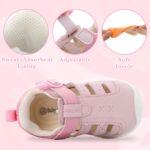 MK MATT KEELY Baby Boys Girls Sandals Toddlers Summer First Walking Shoes Kids Closed Toe Pre Walkers with Anti-Slip Rubber Sole - Image 4