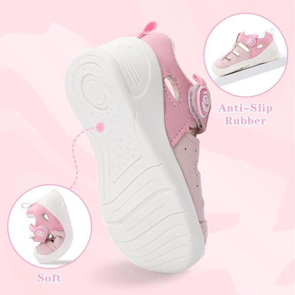 MK MATT KEELY Baby Boys Girls Sandals Toddlers Summer First Walking Shoes Kids Closed Toe Pre Walkers with Anti-Slip Rubber Sole - Image 5