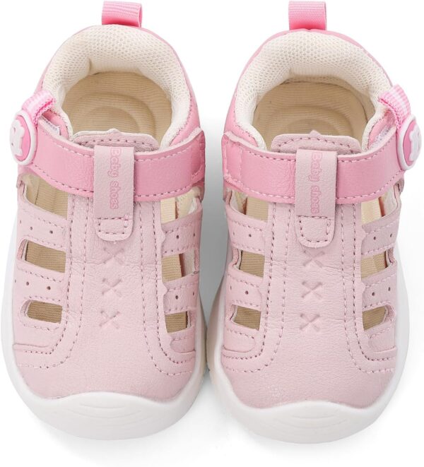 MK MATT KEELY Baby Boys Girls Sandals Toddlers Summer First Walking Shoes Kids Closed Toe Pre Walkers with Anti-Slip Rubber Sole - Image 7