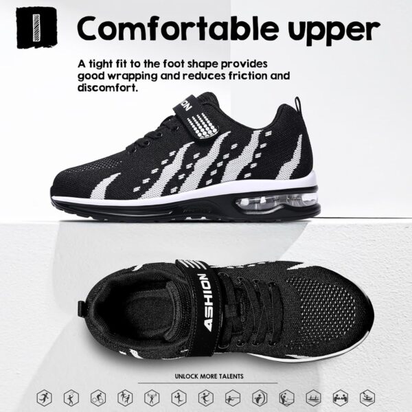 ASHION Boys Trainers Kinder Sneakers Turnschuhe Running Shoes Fitness Lightweight Casual Jogging Shoes - Image 2