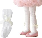 CHUNG Baby Girls Toddlers Infant Thin Mesh Tights Newborn Bowknot Stockings Leggings 0-10Years for Summer