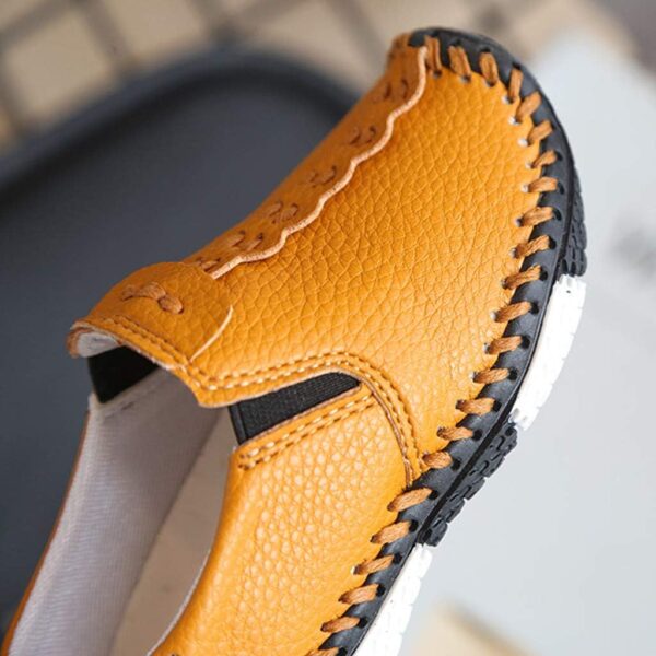 Shoes Size 23 Boys Kids Fashion Girls Flats Shoes Large Casual Boys Kids Soft Baby Shoes Children's Trainers with Light, brown, 26 - Image 2