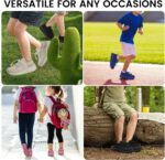 YHOON Toddler/Little Kid/Big Kid Boys Girls Trainers Kids Shoes Lightweight Breathable Athletic Running Tennis Fitness School Child Sock Trainers Shoes - Image 6