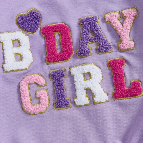 Toddler Boys Girls Birthday Outfits Letter Embroidery Long Sleeve Sweatshirt Pullover + Pocket Pants 2PCs Baby Girls Boys Clothing Sets Birthday Gift - Image 4