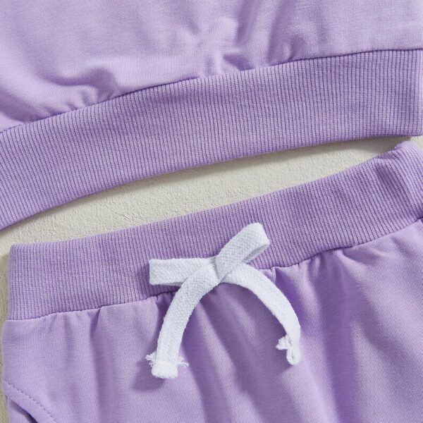 Toddler Boys Girls Birthday Outfits Letter Embroidery Long Sleeve Sweatshirt Pullover + Pocket Pants 2PCs Baby Girls Boys Clothing Sets Birthday Gift - Image 5