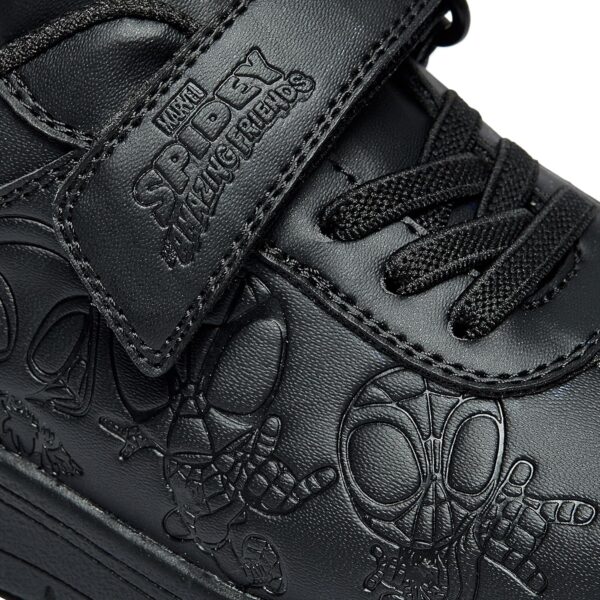 Marvel Boys School Shoes | Spidey and His Amazing Friends Boys Black Shoes - Image 6