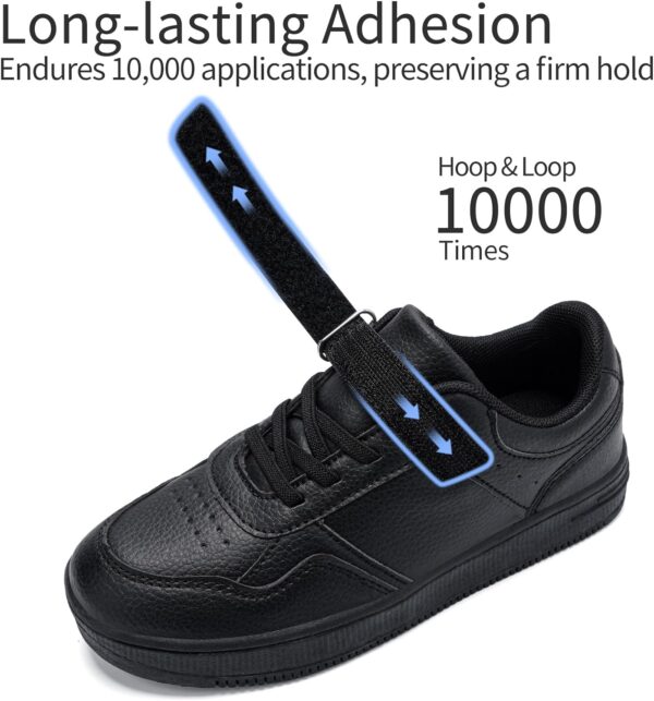 HIULYCENCE Kids Trainers Boys School Shoes Hoop and Loop Comfortable Girl Sneakers - Image 2