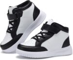 Kids Trainers Boys High Top School Tennis Sneakers for Girls Running Adjustable Strap Shoes - Image 4