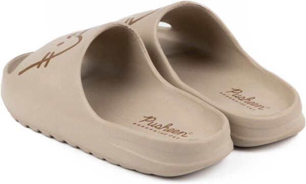 Pusheen Girls Sliders | Brown Moulded Ridge Bottom Sandals For Kids | Cartoon Tabby Cat Cute Beachwear & Summer Pool Shoes | Slip-on Footwear Merchandise Gift for Children - Image 6