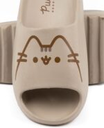 Pusheen Girls Sliders | Brown Moulded Ridge Bottom Sandals For Kids | Cartoon Tabby Cat Cute Beachwear & Summer Pool Shoes | Slip-on Footwear Merchandise Gift for Children - Image 7