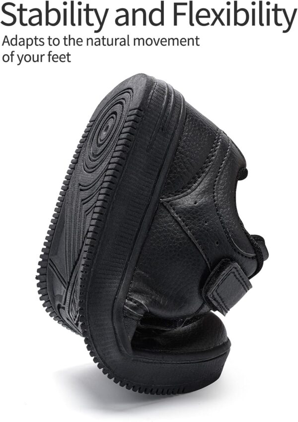 Kids Trainers Boys School Shoes Hoop and Loop Comfortable Girl Sneakers - Image 6