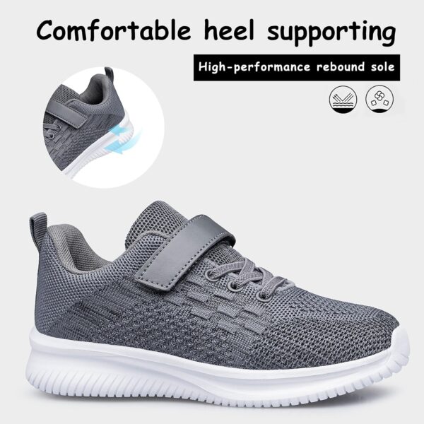 Boys Girls Trainers Kids Shoes Unisex Lightweight Breathable Athletic Running Tennis Fitness Sneakers for Toddler/Little Kid/Big Kid - Image 5
