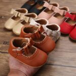 Kids Toddler Shoes Boys Spring and Summer Children Baby Toddler Shoes Boys and Girls Casual Shoes Flat Bottom Light Solid Color Bow Buckle Comfortable Infant Boys Shoes Brown - Image 7