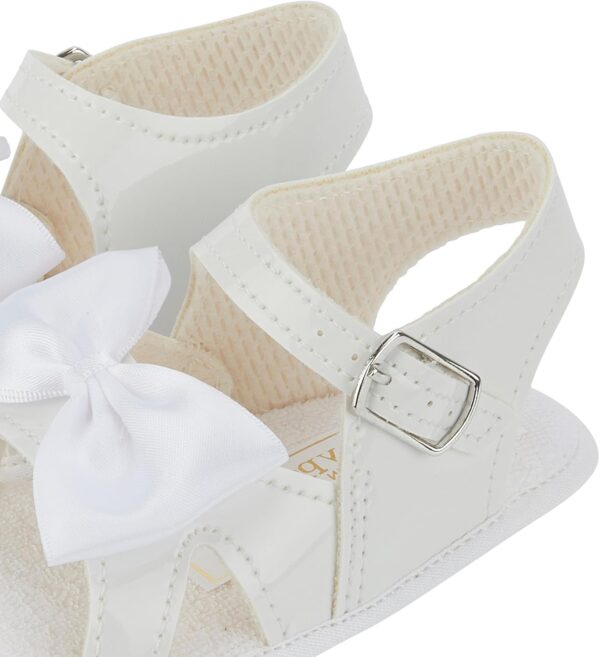 Baby Sandals - Baby Girl Sandals, Soft Sole Baby Pram Shoes For Summer, Baby Girl Pre Walker Shoes, Baby Girls Shoes for Holidays, Made in the UK - Image 4