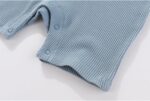 Unisex Short Sleeve Baby Romper 2 Pack Cotton Solid infant Boy Girl Jumpsuits Soft New Born Clothes - Image 5