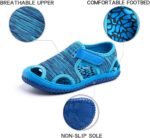 Hitmars Boys Girls Sandals Kids Summer Breathable Walking Sandal Anti Slip Infant Toddler Beach Shoes Pink Purple Blue Grey Green (Toddler/Little Kid/Big Kid) Blue1 4.5 UK Child EU 21 - Image 2