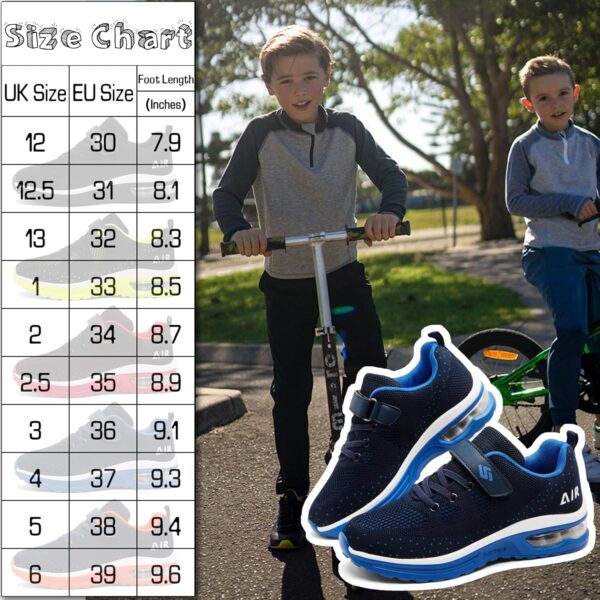 Kids Trainers Boys Girls Walking Running Shoes Athletic Sneakers Child Lightweight Breathable Tennis Sports Shoes - Image 6