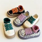 Canvas Shoes Kids 28, Children's Shoes Sports Shoes Girls Boys Walking Shoes Single Shoes Summer Non-Slip Indoor Shoes Leisure Shoes Comfortable Casual Children's Shoes Loafer, black, 31 - Image 4