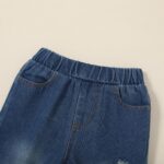 SOLOYEE Kids Clothes 2pcs Girls Clothing T Shirt & Jeans Set for 12Months-5T Girls Perfect as Birthday or Baby Easter Outfit - Image 7