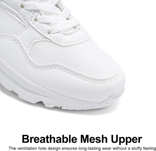 Kids Trainers Boys School Shoes Hoop and Loop Air Cushion Running Shoes - Image 6