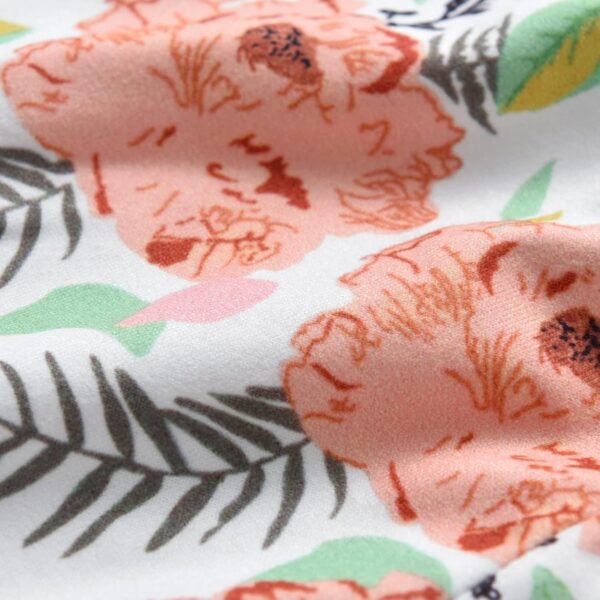 Toddler Baby Girl Clothes Solid Color Long Sleeve Ruffle Tops Flower Pants Bow Headband Outfits Set - Image 5