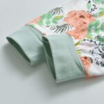 Toddler Baby Girl Clothes Solid Color Long Sleeve Ruffle Tops Flower Pants Bow Headband Outfits Set - Image 7