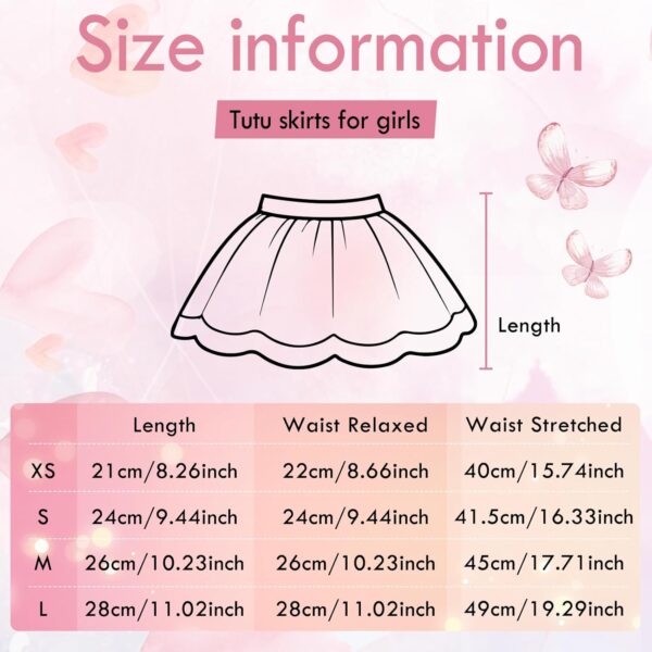 LACOFIA Girl's Tutu Skirt Toddler Ruffle Layered Tulle Skirt Princess Tutu Pettiskirt Party Dance Bubble Mini Skirt (0-10 Years) - Image 4