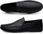 Men's Loafers Flat Breathable Casual Leather Moccasins Handmade Slip On Driving Business Shoes - Image 4