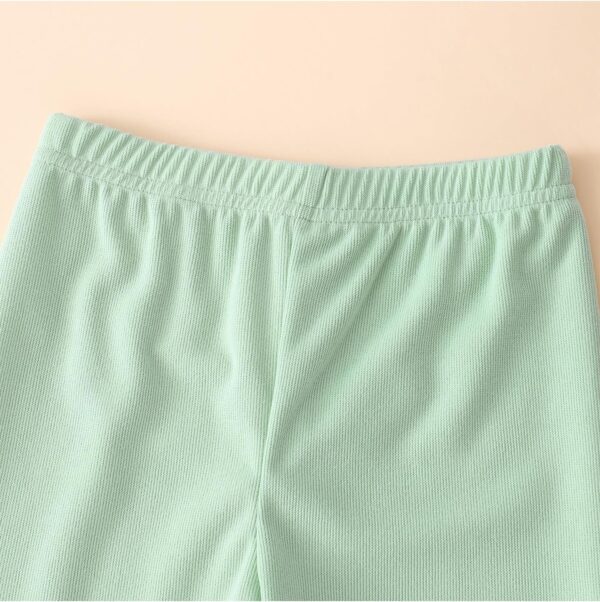 Girl Trousers Set Raglan Long Sleeve Ruffle Top Shirt Print Pants Kid 2 Pcs Outfits Clothes 3-7 Years - Image 6