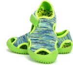 Hitmars Boys Sandals Open Toe Girls Sandals Sports Summer Kids Trekking Shoes Breathable Beach Pool Camouflage Knit Blue Pink Purple Size 4-12 UK Child - Image 5