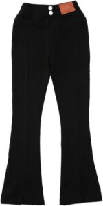 CHENSIYU Kids Boys Girls Toddler Girl's Leggings Toddler Black Trousers Kids Lightweight Bloomer Joggers Baby Black Leggings Unisex Baby Clothes