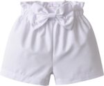 Toddler Infant Baby Girl Elastic Waist Bow Shorts 3 Pack Summer Shorts - Image 2