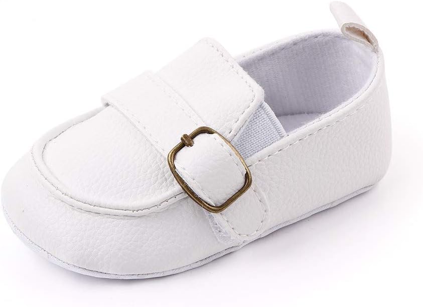 512NVAfYtGL._AC_SL1000_.jpg MASOCIO Baby Boys Moccasin Shoes Infant First Walking Soft Sole Anti-Slip Casual Flats Crib Shoes - Image 1