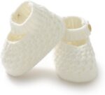 Neiwech Baby Booties Hand Knit Boots Slippers Soft Warm First Walkers Socks Shoes for Newborn Infan Boys Girls