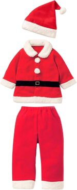 Infant Bloomers 3 6 Months Toddler Baby Girls Boys Thick Christmas Santa Tops Pants Hat Set Outfits Girls Outfits Size 8 Summer