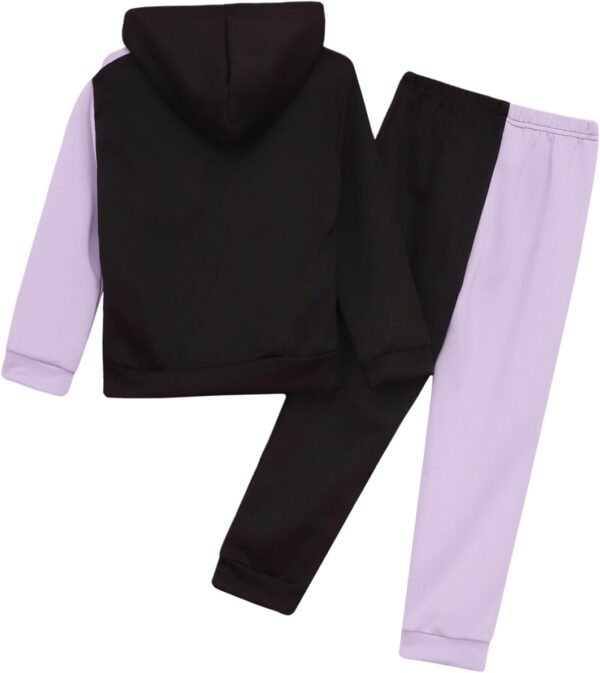 MSemis Kids Girls Butterfly Print Hoodie Sweatshirt with Trousers Clothes Set Fall Winter Warm Outfit - Image 6