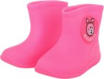 Toddler Soft Sole Rubber Rain Boots Baby Boys Girls 𝗪aterproof Lightweight Cozy Rain Shoes Booties Outdoor Flat Shoes Baby Girl Winter Boots Size 4 Baby Snow Boots 12 Months (Pink, 4-5 Years) - Image 4
