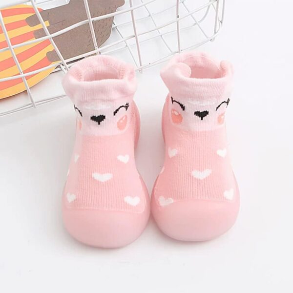 FedMois 2 Pairs Baby Boys Girls Anti-slip Indoor Slipper Shoes Socks - Image 5