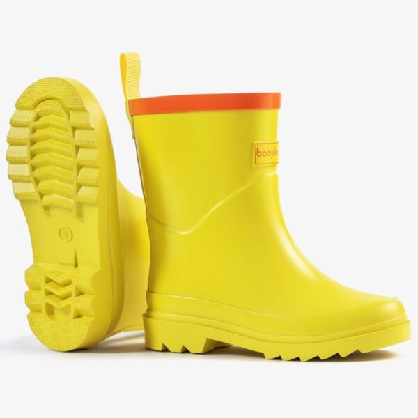 babylosophy Morden Kids’ Natural Rubber Rain Boots – Waterproof Flexible Wellies for Boys & Girls – UK Sizes 3-13 - Image 5