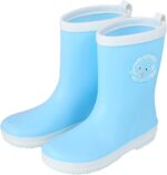 Girls 𝗪𝐞𝐥𝐥𝐢𝐞𝐬 Size 4 Blue Elephant Character Rain Shoes Children's Rain Shoes Boys and Girls Water Shoes Baby Rain Boots Water Boots Toddler Heels