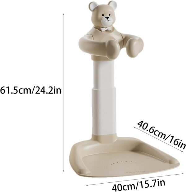 Baby Bath Stand, Baby Bath Support Anti-Slip Base Standing up, Portable Bath Helper Bathing Seat Chair Handle Sturdy for Bathroom Mother - Image 5